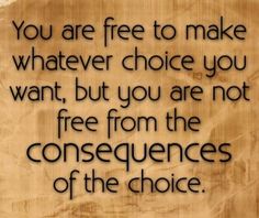 choices-consequesces